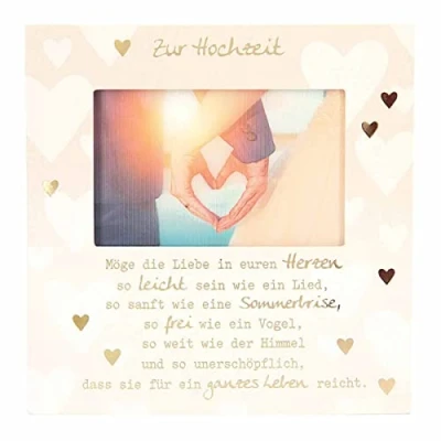 Abbildung von Depesche 11130 044 3D Klapp Karte mit Musik und Licht, Glückwunsch zur Hochzeit, ca. 15,5 x cm groß, Hochzeits inkl. passendem Umschlag, innen außen bedruckt