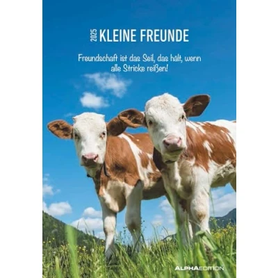 Abbildung von Kleine Freunde 2025 Bildkalender 23,7x34 cm Kalender mit Platz für Notizen vielen Zusatzinformationen Wandkalender Alpha Edition
