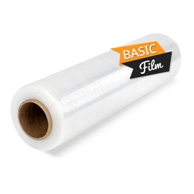 Abbildung von transparente Verpackungsfolie für Möbel, Stretchfolienrolle Umzüge, selbstklebende Folie, Verpackungsfolie, Umzugsfolie Kartons und Gegenstände Ofituria (1 Stk Basic)