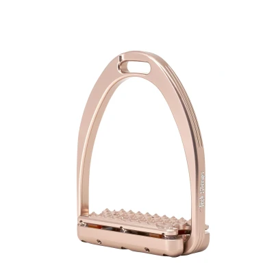 Abbildung von Tech Stirrups Steigbügel Capri Plus Dressur Roségold