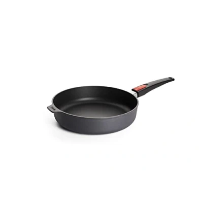 Abbildung von Woll Diamond Lite Hochrandpfanne Induktiv , Ø 28 cm, 7 cm hoch, mit abnehmbarem Stiel Geeignet für alle Herdarten, Aluminiumguss, Antihaft Versiegelung, backofenfest, anthrazit