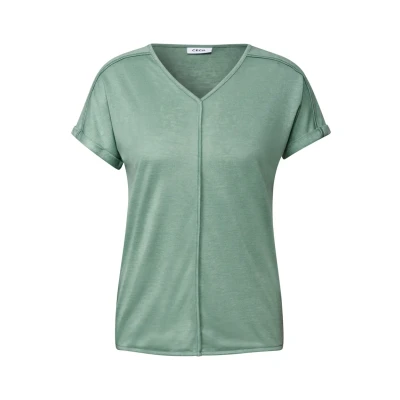 Abbildung von Cecil MIT DEKONÄHTEN Bluse, Damen, Größe: Small, Grün