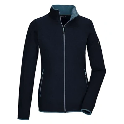 Abbildung von killtec Damen Strickfleecejacke/Fleecejacke mit Stehkragen KOW 111 WMN KNT FLC JCKT, dunkelnavy, 50, 41800 000