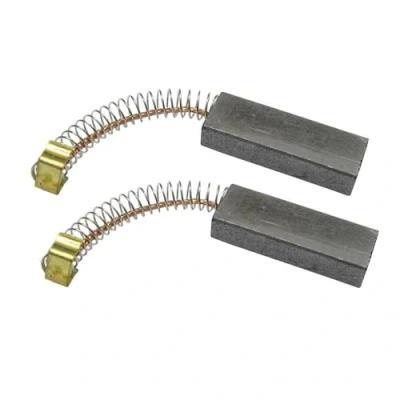 Abbildung von 2x Kohlebürsten Motorkohlen 30mm x 11mm 6mm Kohlestifte Motorbürsten Schleifkohlen Carbonbürste mit Kupferdraht und U Anschlussbügel für Miele S200 S300 Tango S500 Serie Mehrzwecksauger Staubsauger