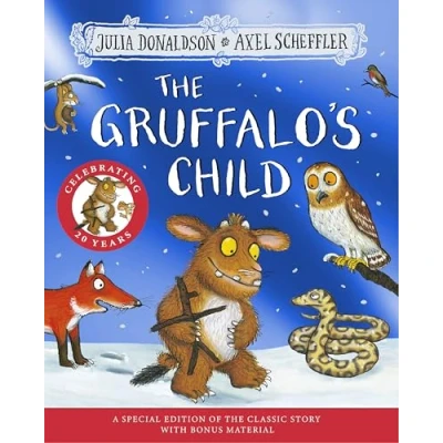 Abbildung von The Gruffalo&#039;s Child 20th Anniversary Edition: with a shiny blue foil cover and fun activities to make do!