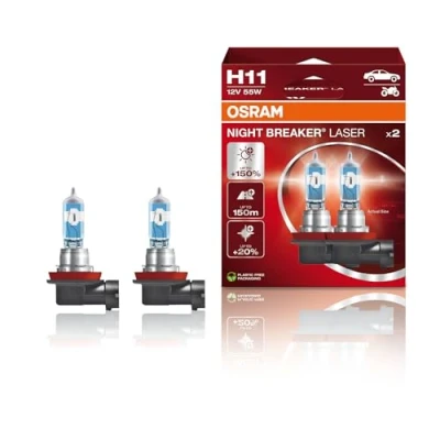 Abbildung von OSRAM 64211NL HCB Glühlampe, Fernscheinwerfer H11 12V 55W 4200K Halogen VOLKSWAGEN: Golf 7, Passat B6 Variant, Touran I, BMW: 3 Coupe, Touring