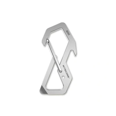 Abbildung von Nitecore Unisex Erwachsene NHS10 Karabiner, Silber, 4,9 cm