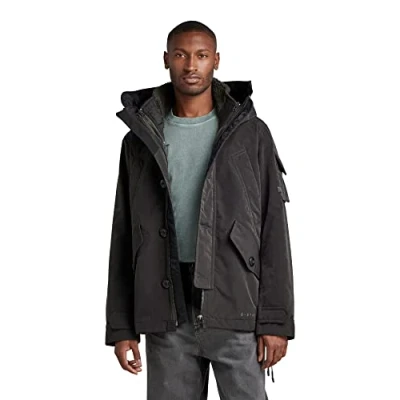 Abbildung von G Star Adaptable Vodan 2IN1 Übergangsjacke, Herren, Größe: Medium, Forest flat dobby/black