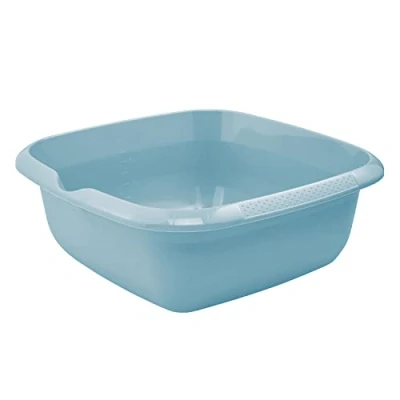 Abbildung von keeeper Universal Schüssel mit Ausguss, Eckig, 8 l, 34 x cm, Björk, Nordic Blue