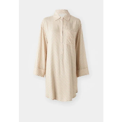 Abbildung von Lascana Nightgown Nachthemd, Damen, Größe: 38, Beige/white
