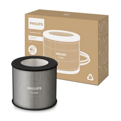 Abbildung von Philips Original Replacement Filter for 900 Series AC0920 and AC0921 Air Purifiers, HEPA NanoProtect, 12 Months Lifetime, Black/White (FY0900/30)