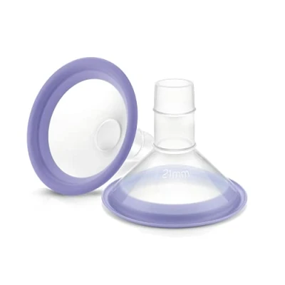 Abbildung von Lansinoh Saugaufsätze Milchpumpen Größe S (21 mm), 2 Stück