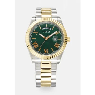 Abbildung von Guess Connoisseur Unisex Uhr, Größe: One Size, Green sunray