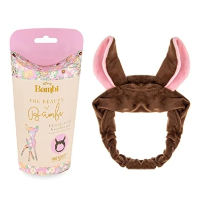 Abbildung von MAD Beauty of Bambi Make up Stirnband, hält das Haar ordentlich aus dem Gesicht, bequemes, weiches Kostüm Verwendung beim up, Auftragen von Cremes oder Gesichtsmasken