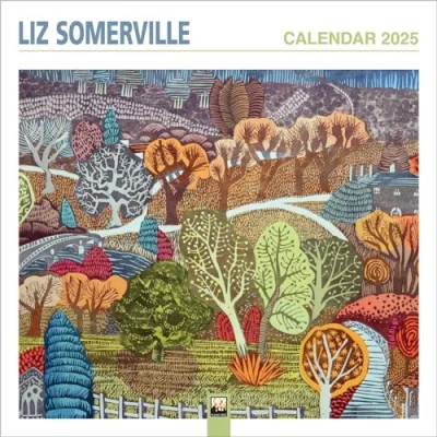 Abbildung von Liz Somerville Kunstkalender 2025: Original Flame Tree Publishing Kalender [Kalender] (Wall Kalender)