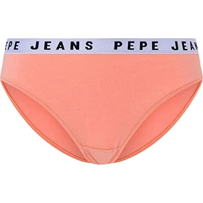 Abbildung von Pepe Jeans Damen Solid Bikini Style Underwear, Orange (Peach), S