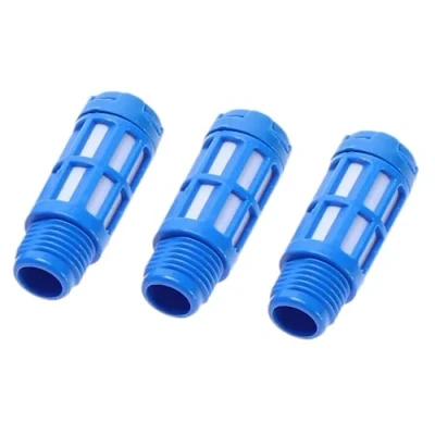 Abbildung von Pneumatik Schalldämpfer 1/4&quot; aus Kunststoff 3er Set Industriequalität (3, 1/4&quot;)