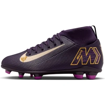 Abbildung von NIKE Jr. Mercurial Superfly 10 Club Kylian Mbappé Sportschuhe, Grand Purple/Pale Ivory, 38.5 EU