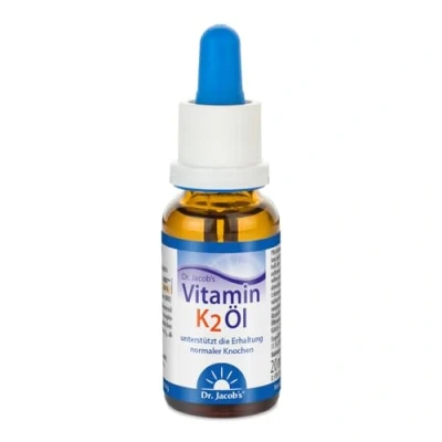 Abbildung von Dr. Jacob&#039;s Vitamin K2 Öl Alltrans MK7 640 Tropfen vegan