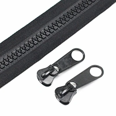 Abbildung von ByaHoGa 4 m Reißverschluss endlos schwarze #10 große reissverschluss Kunststoff + 10 Nonlock Zipper (#10 meters)