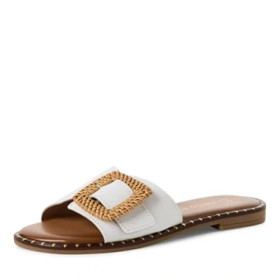 Abbildung von MARCO TOZZI Pantolette, Blockabsatz, Sommerschuh, Schlupfschuh mit Schnallen Schmuckelement