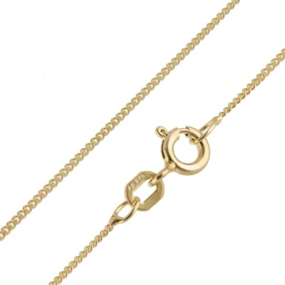 Abbildung von trendor Feine Panzerkette 925 Silber Vergoldet Kette 1,1 mm Breit zauberhafte Halskette für Frauen, zeitlose Geschenkidee 15682 60 cm