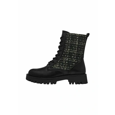 Abbildung von Tamaris Plateaustiefelette, Damen, Größe: 37, Black comb Schuhe