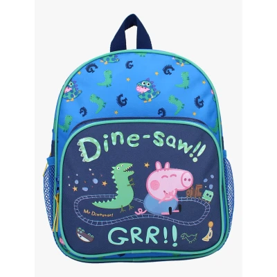 Abbildung von Peppa Wutz Kinder Rucksack Play With George, Blau