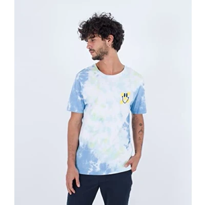 Abbildung von Hurley Herren Evd Tie Dye Tripy Pnappl S/S Tshirt, Eierschalenfarben, XL