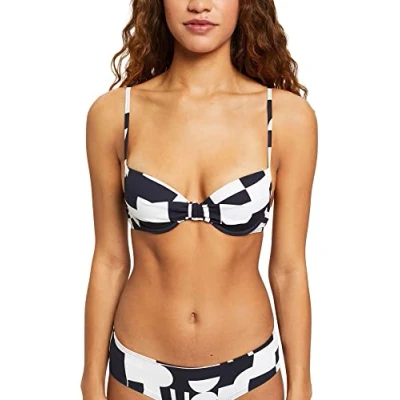 Abbildung von ESPRIT Damen Cube Beach Pad.bra Bikini, Black 3, B EU