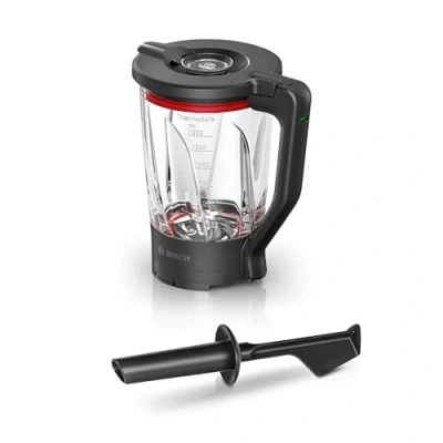 Abbildung von Bosch Hausgeräte Store MUZS6MX Mix Aufsatz Glas, Trichter aus Kunststoff, 1.5 liters
