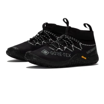 Abbildung von Merrell Trail Glove 7 GTX Laufschuh Natural running, Damen, Größe: 38.5, Black Schuhe