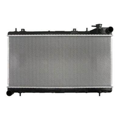 Abbildung von NRF 53696 Kühler, Motorkühlung Aluminium 691 340 16 Kühlrippen gelötet