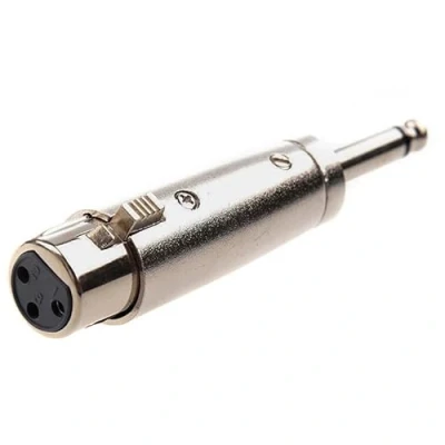 Abbildung von CABLEPELADO XLR Adapter Mono 3 polig weiblich 6,35 Klinke männlich auf Jack Geeignet für Mixer, Mikrofone, Verstärker, Equalizer, Tastaturen, Gitarren, E Kiano usw