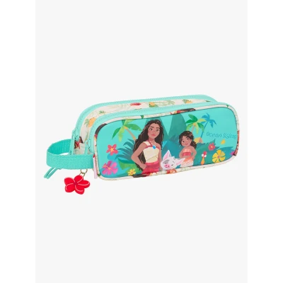 Abbildung von Disney Vaiana Doppel Federmäppchen, Beige/Türkis