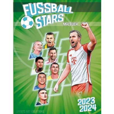 Abbildung von Fussball Stars Malbuch: Die besten Spieler der Welt. Das perfekte Fußballgeschenk für Jungen, Mädchen und Fußballfans (Football Stars)