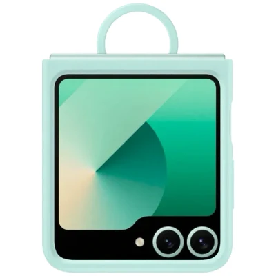 Abbildung von Samsung Galaxy Z Flip 6 Hülle Silikon Backcover/Soft Case Handyhülle Grün