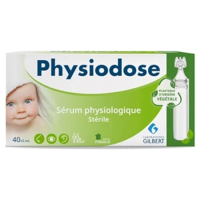 Abbildung von Sérum physiologoque stérile plastique végétal 40x5ml