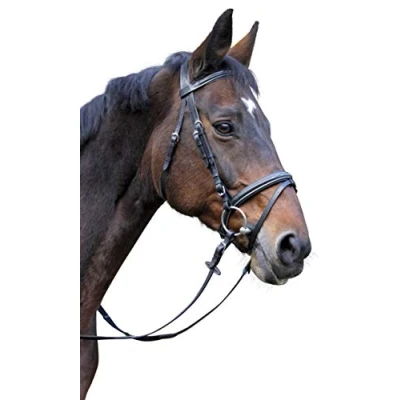 Abbildung von Kerbl Trensenzaum Classic Leder, Braun Pony