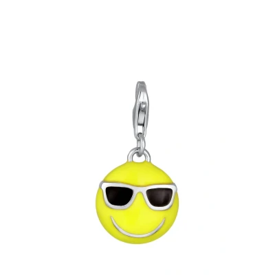 Abbildung von Elli Smiling FACE COOL Anhänger, Damen, Größe: One Size, Silber