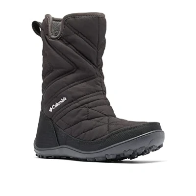 Abbildung von Columbia Minx Slip III wasserdichte Schneestiefel für Kinder, Schwarz (Black x White Y), 38 EU
