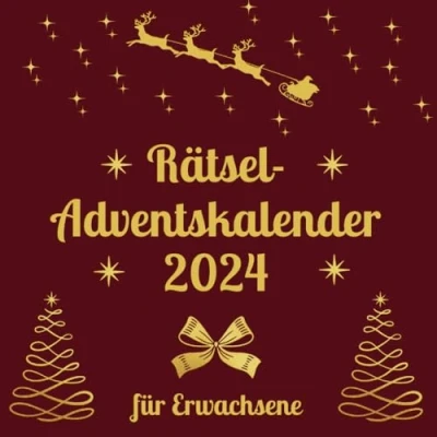 Abbildung von Rätsel Adventskalender 2024 für Erwachsene: Spannende Knobelaufgaben die Adventszeit