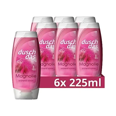 Abbildung von Duschdas Duschgel Magnolie Duschbad mit verwöhnender Duftformel sorgt für einen erfrischenden Start in den Tag 6x 225 ml