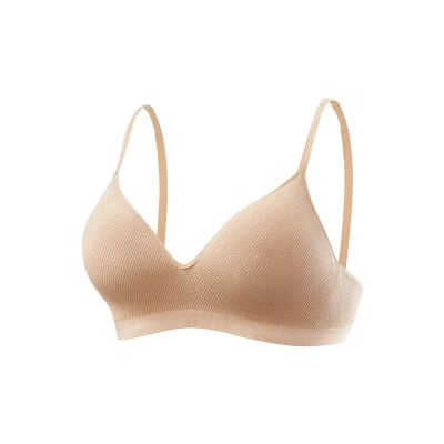 Abbildung von LASCANA Push up BH »COMFY BRA«, ohne Bügel aus weicher Baumwollqualität, Basic Dessous