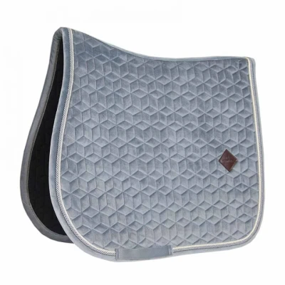 Abbildung von Kentucky Schabracke Basic Fluwelen Springen Grau Warmblut