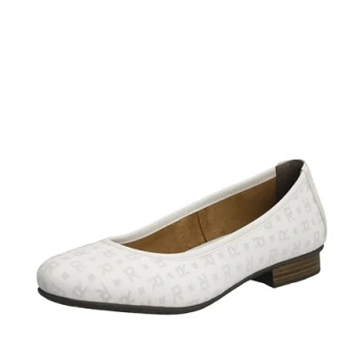 Abbildung von Rieker Damen 51994 Ballerinas, Weiß, 38 EU