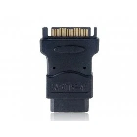 Abbildung von ChenYang 15 poliger SATA Stecker auf Molex 4 polige IDE Festplatten Netzadapter.