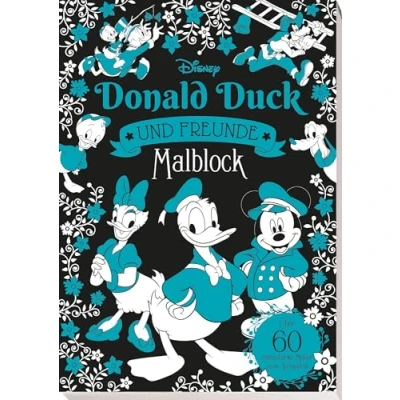 Abbildung von Disney Donald Duck und Freunde: Malblock: über 60 entenstarke Motive zum Ausmalen!: Block mit Goldfolienpägung