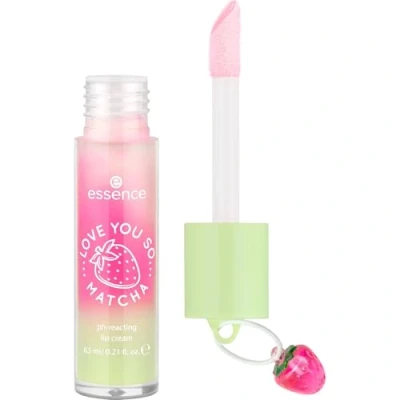 Abbildung von essence LOVE YOU SO MATCHA ph reacting lip cream, Lipgloss, Nr. 01, Pink, farbanpassend, mit Ölen, natürlich, vegan, ohne Parabene, Mikroplastikpartikel, Nanopartikel frei, 1er Pack (6.5ml)