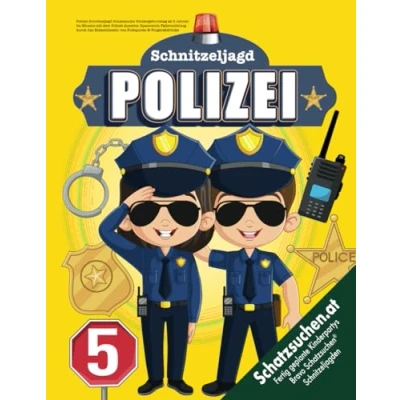 Abbildung von Polizei Schnitzeljagd Schatzsuche Kindergeburtstag ab 5 Jahren: Im Einsatz mit dem Ausweis: Spannende Fallermittlung durch das Entschlüsseln von Fußspuren &amp; Fingerabdrücke (Bravo Schatzsuche)
